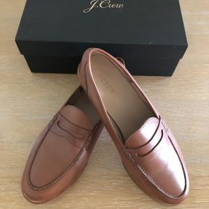 J. Crew Brown Leather Loafers